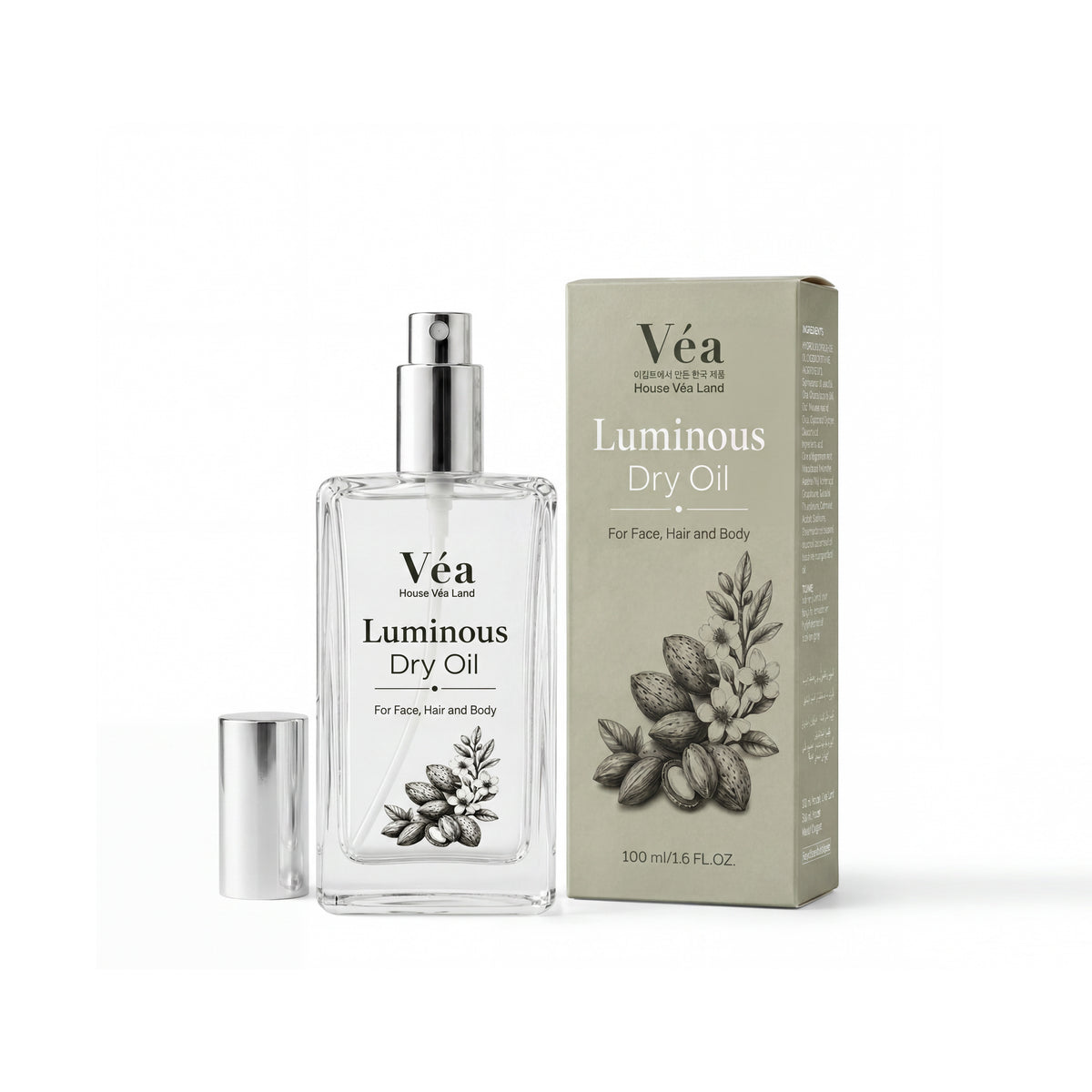 عرض الزجاجتين Véa Luminous Dry Oil